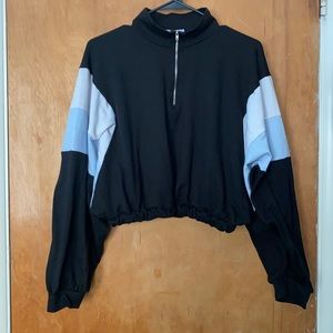 Wide Arm Color-block Jacket